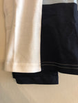Giggles boys blue and white colour block pj