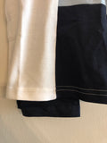 Giggles boys blue and white colour block pj
