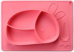 Silicone Rabbit Feeding Plate