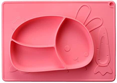 Silicone Rabbit Feeding Plate