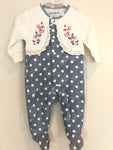 Juniors polka dot 2 piece set