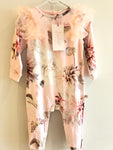 Ted baker ruffle shoulders baby grower