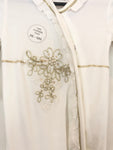 Giggles cream and gold beaded grower 3 piece set