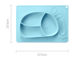 Silicone Rabbit Feeding Plate