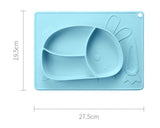 Silicone Rabbit Feeding Plate