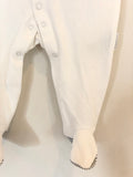 Giggles boys waist coat baby grower
