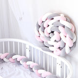 Tri-colour twisted cot bumpers (imported and local range)