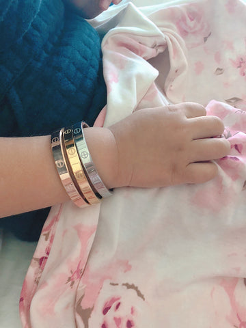 Cartier Inspired Baby Bangles