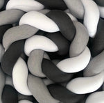 Tri-colour twisted cot bumpers (imported and local range)